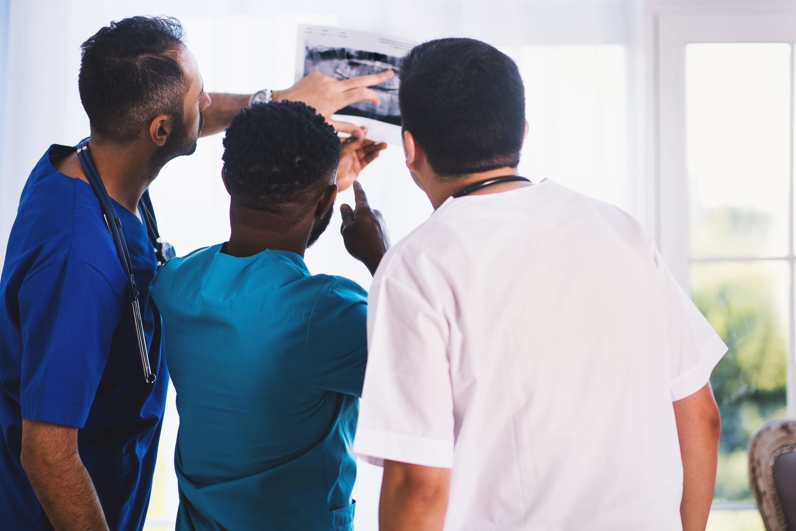 Medical practice team reviewing billing performance